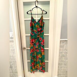 Guess Tropical print  high/low Romper